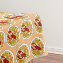 Janga Crayfish Seafood Soup Jamaica Jamaica Food Tischdecke