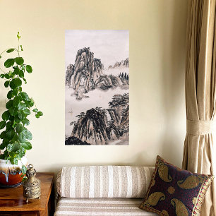 Jangtse-Fluss im Herbst Leinwanddruck