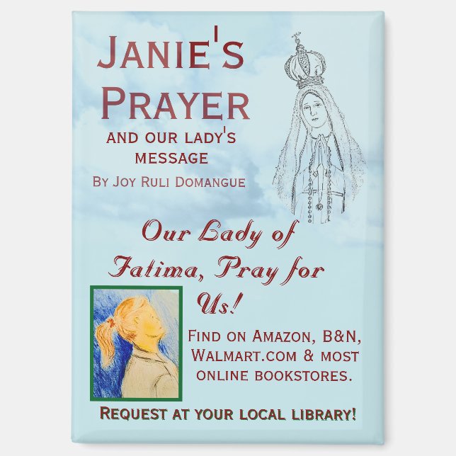 Janie's Prayer Promotional Magnet (Vorderseite)