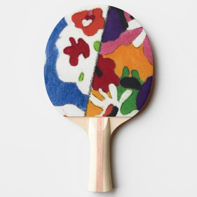 Janina's Patchwork Tischtennis Schläger (Rückseite)