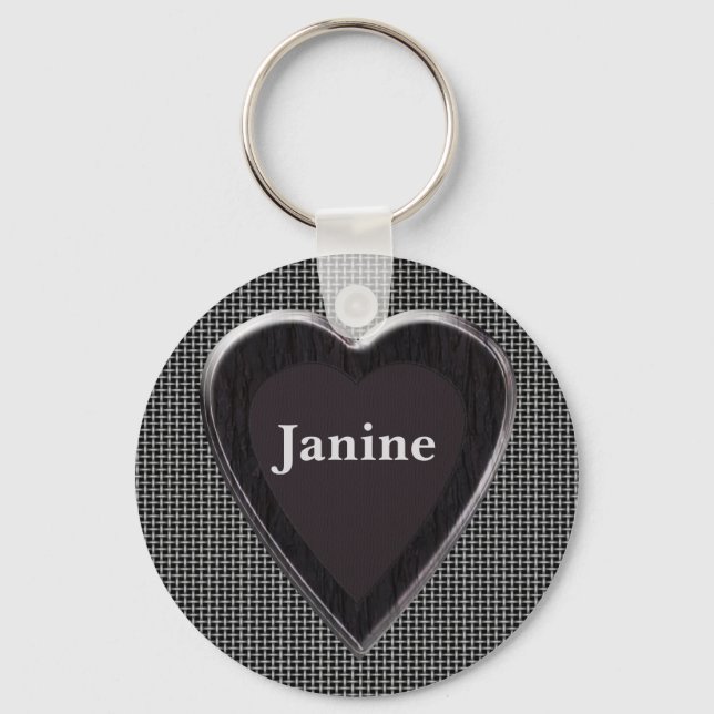 Janine Stole My Heart Keychain Schlüsselanhänger (Vorderseite)