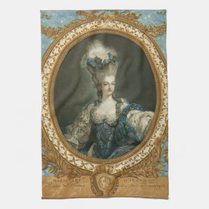 Janinet Portrait von Marie-Antoinette Fine Art Küchentuch