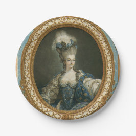 Janinet Portrait von Marie-Antoinette Fine Art Pappteller