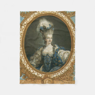 Janinet Porträt von Marie-Antoinette schöner Kun Fleecedecke