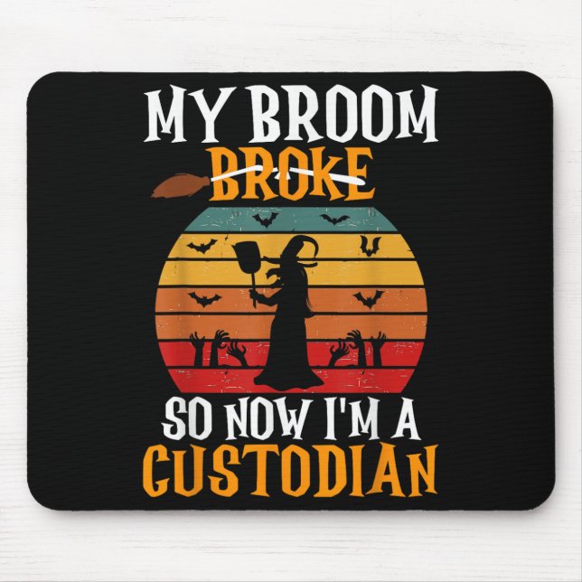 Janitor Retro Vintag Sunset Hall Mousepad (Vorne)
