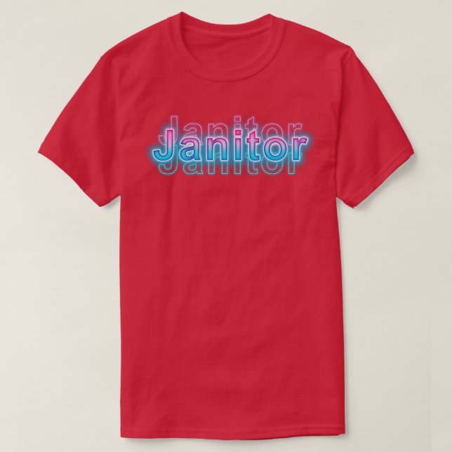 Janitor T-Shirt (Design vorne)