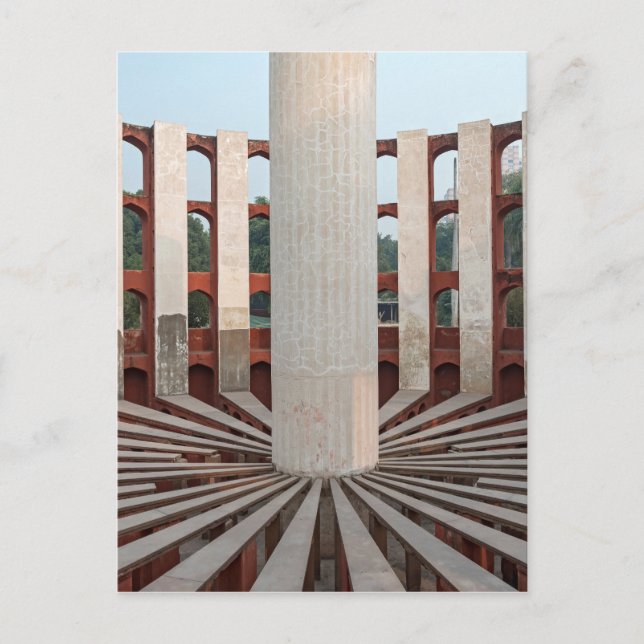 Jantar Mantar, Delhi, Indien Postkarte (Vorderseite)