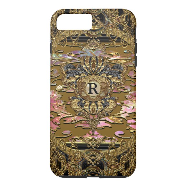 Janterage Elegant Baroque Chic Plus Case-Mate iPhone Hülle (Rückseite)