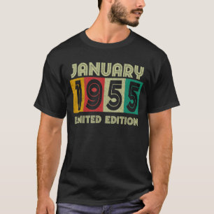 Januar 1955 Outfit Retro Bday Outfit T-Shirt