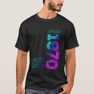 Januar 1970 Retro 1970 Vintage 1970 Legendär Ja T-Shirt