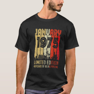 Januar 1975 48 Jahre Phantastisch T-Shirt