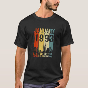 Januar 1993 30 Jahre Phantastisch Vintag T-Shirt