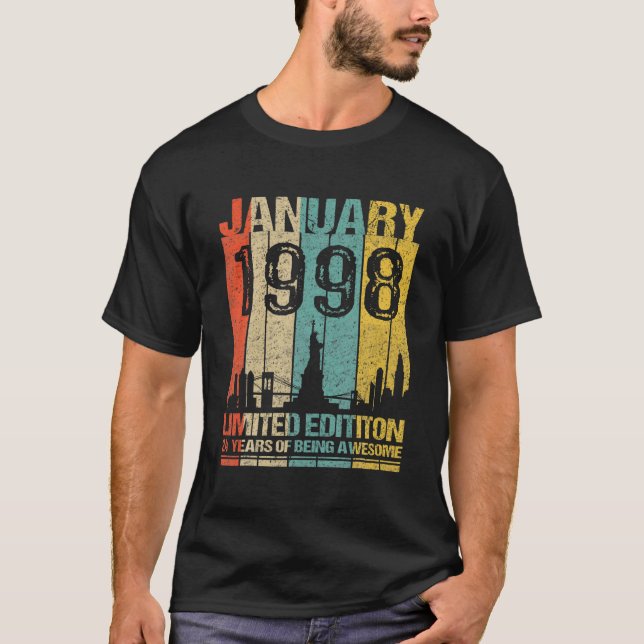 Januar 1998 limitierte Ausgabe 24 Jahre Awe T-Shirt (Vorderseite)