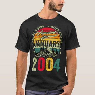 Januar 2004 19. Geburtstag 19. T-Shirt