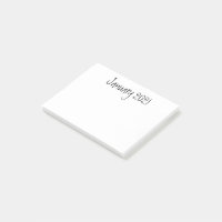 Januar 2021, Happy New Year, Post it notes