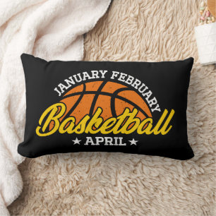 Januar Basketball April Cooler Spieler Lendenkissen