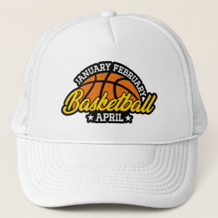 Januar Basketball April Cooler Spieler Truckerkappe