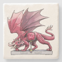 Januar Birthstone Dragon - Garnet