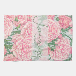 Januar Blume Chrysanthemum Geschirrtuch