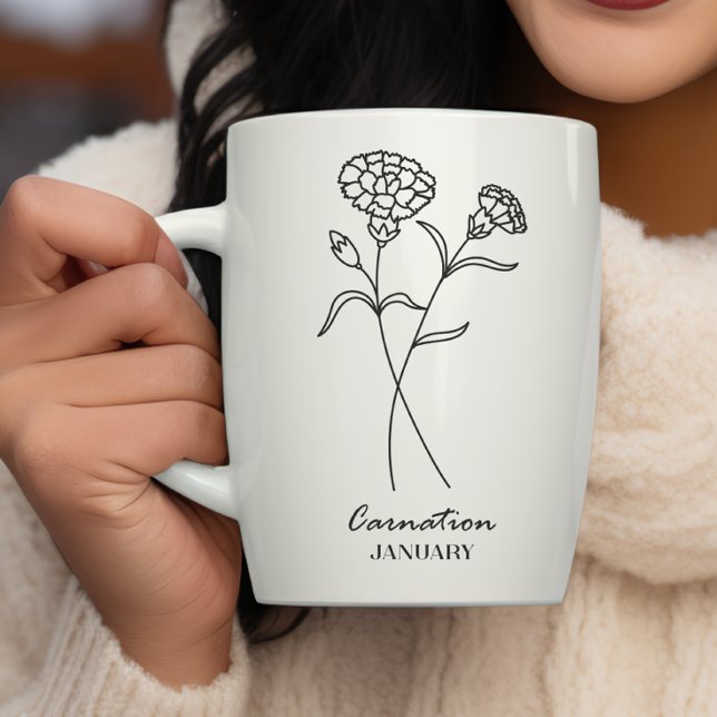 Januar Blume Kaffeetasse (Von Creator hochgeladen)