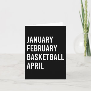 Januar Februar Basketball April Fun Basketball S Karte