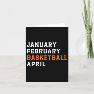 Januar Februar Bysketbyll April Retro Son Girls Karte
