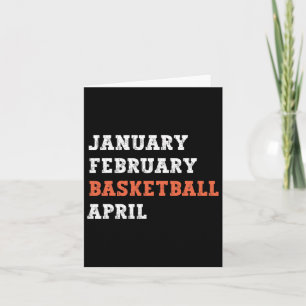Januar Februar Bysketbyll April Spaß Vintage Retro Karte