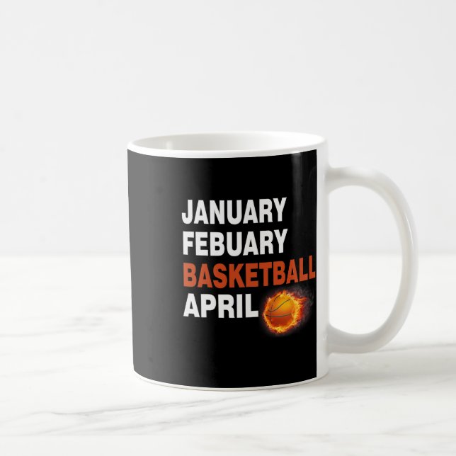Januar Februar Bysketbyll April Uni Fun Bysk Kaffeetasse (Rechts)