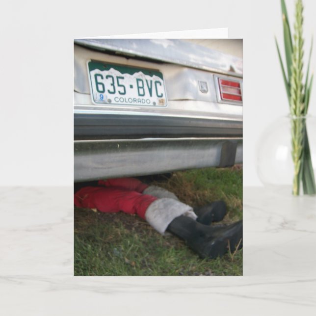 Januar. Feiertagskarte (Vorderseite)