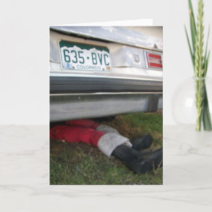 Januar. Feiertagskarte