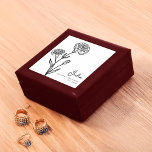 Januar Geburtsmonat Blume Carnation Minimalistisch Erinnerungskiste<br><div class="desc">Feiern Sie einen Januar Geburtstag mit dieser eleganten,  personalisierten Geschenkboxen mit der Geburtskarnation der Blume! Es ist aus lackiertem Holz mit einem weichen Filzstil gefertigt und eignet sich hervorragend für die Lagerung von Schmuck und Halsbechern. Ein minimalistisches,  nachdenkliches Geschenk,  das jeder Sammlung Schönheit und Bedeutung verleiht.</div>