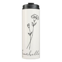 Januar Geburtstag Blume Individuelle Name Elfenbei