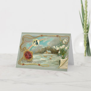 Januar Geburtstag Karte