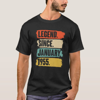 Januar Geburtstagsgeschenk Vintag - Legende seit J T-Shirt
