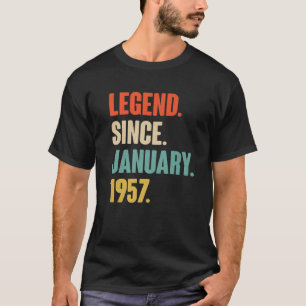 Januar Geburtstagsgeschenk - Vintage Legende seit  T-Shirt