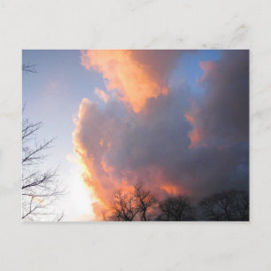 Januar Skywatch Postkarte