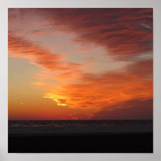 Januar Sunset on Siesta Key Poster