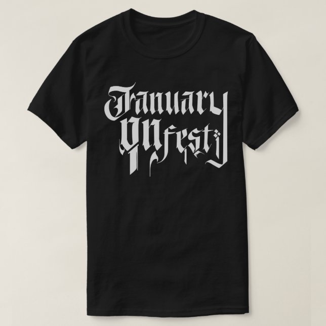 Januar T-Shirt (Design vorne)
