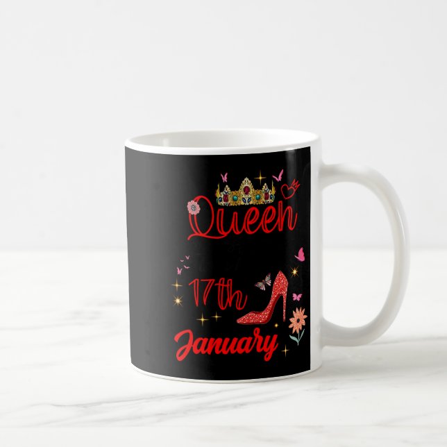 January 17 Birthday This Queen Was Born On January Kaffeetasse (Rechts)