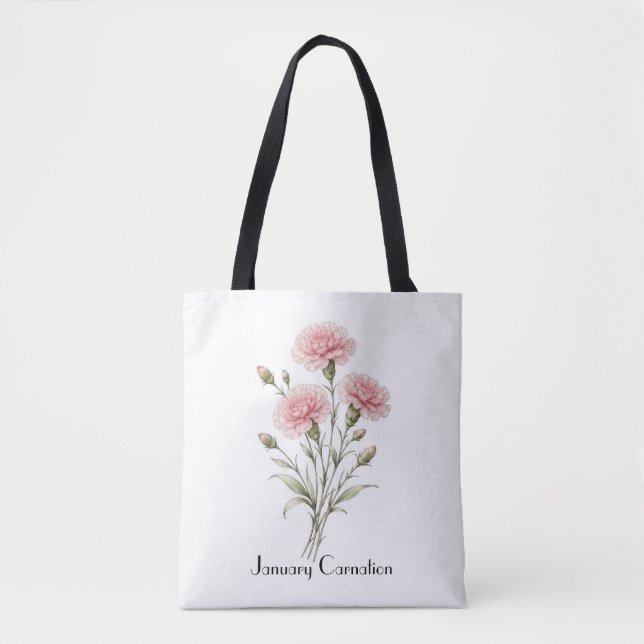 January Carnation Flowers  (Vorderseite)