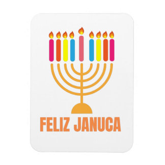 Januca, Feliz Januca, Menorah, Masada, Janucia Magnet