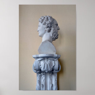 Janus Bust, The Hermitage, St. Petersburg, Russlan Poster