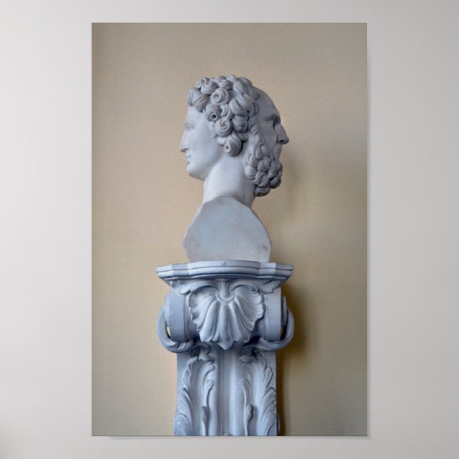 Janus Bust, The Hermitage, St. Petersburg, Russlan Poster (Vorne)