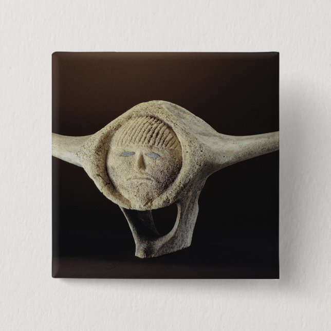 Janus-Kopf, vom Kap Dorset Button (Vorderseite)