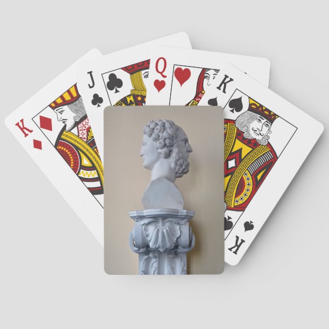 Janus Skulptur, The Hermitage, Russland Spielkarten (Rückseite)