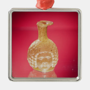 Janushauptflasche, ANZEIGE des 3. Jahrhunderts Ornament Aus Metall