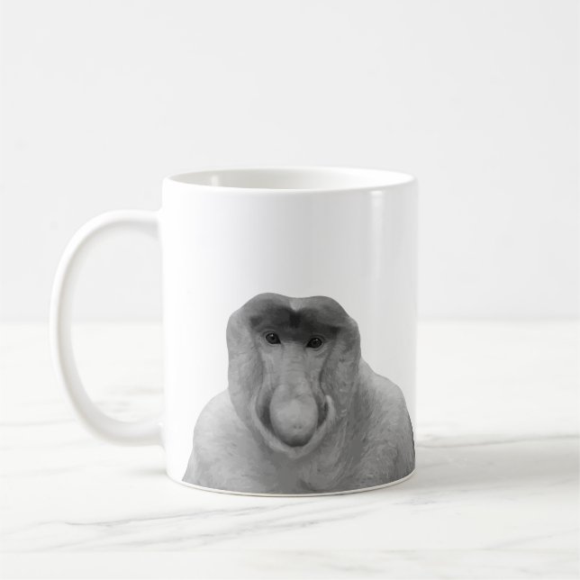 Janusz Meme, Proboscis Monkey, Polak, Pole Janus Kaffeetasse (Links)