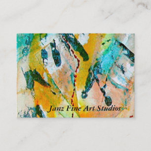 Janz Fine Art Studios Visitenkarte