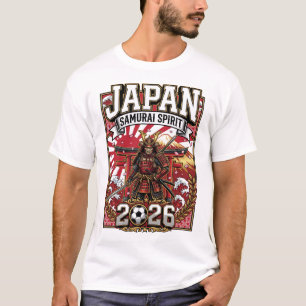 Japan 2026 personalisiertes Fußball-Fan-T-Shirt T-Shirt