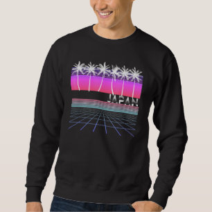 Japan 80er 90s Vaporwave Aesthetic Beach Retro Pal Sweatshirt